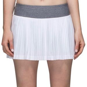 Lululemon Pleat to Street Tennis Skirt